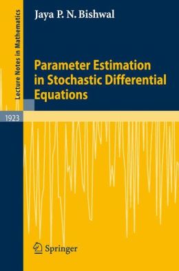 Parameter Estimation in Stochastic Differential Equations Jaya P. N. Bishwal