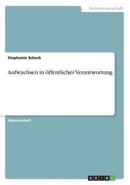 Aufwachsen In Ffentlicher Verantwortung