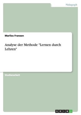 Analyse Der Methode Lernen Durch Lehren