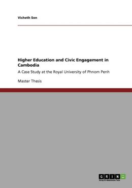 Higher Education And Civic Engagement In Cambodia