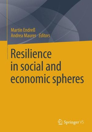 Resilience in social and economic spheres