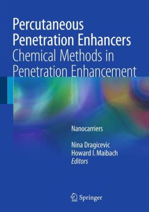 Percutaneous Penetration Enhancers Chemical Methods in Penetration Enhancement: Nanocarriers
