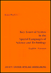 Key Issues of Syntax in the Special Languages of Science and Technology (English-German)