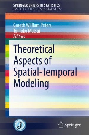 Theoretical Aspects of Spatial-Temporal Modeling