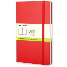 Moleskine Classic Red Pocket Plain Notebook