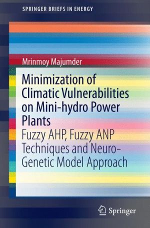 Minimization of Climatic Vulnerabilities on Mini-hydro Power Plants: Fuzzy AHP, Fuzzy ANP Techniques and Neuro-Genetic Model Approach