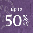 up to 50% off