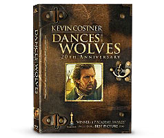 Blu-ray Cover Image. Title: Dances with Wolves, Artist: Kevin Costner.