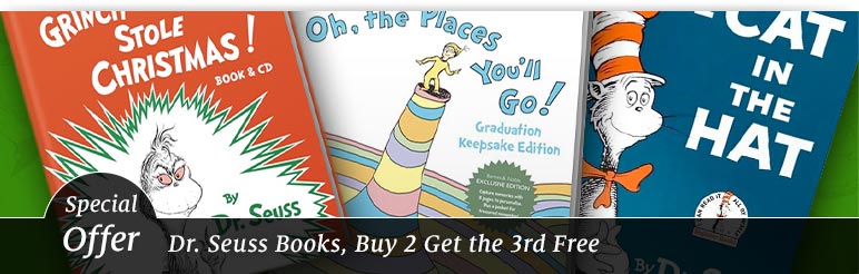 How the Grinch Stole Christmas!: Book & CD (B&N Exclusive Edition); Oh, the Places You'll Go! (B&N Exclusive Edition); The Cat in the Hat