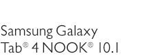 Samsung Galaxy Tab(R) 4 NOOK(R) 10.1