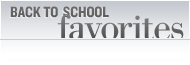 Back to School Favorites
