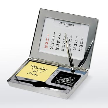 Silver Desktop Organizer