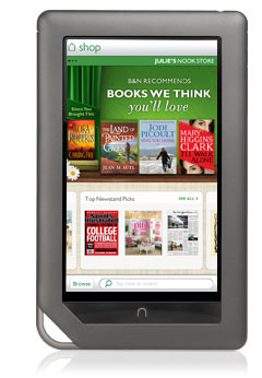 NOOK Color screen